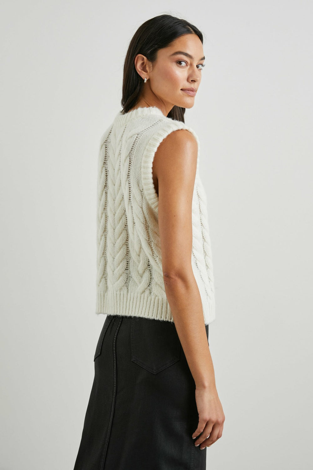 ALEXIS SWEATER VEST - IVORY| Rails online