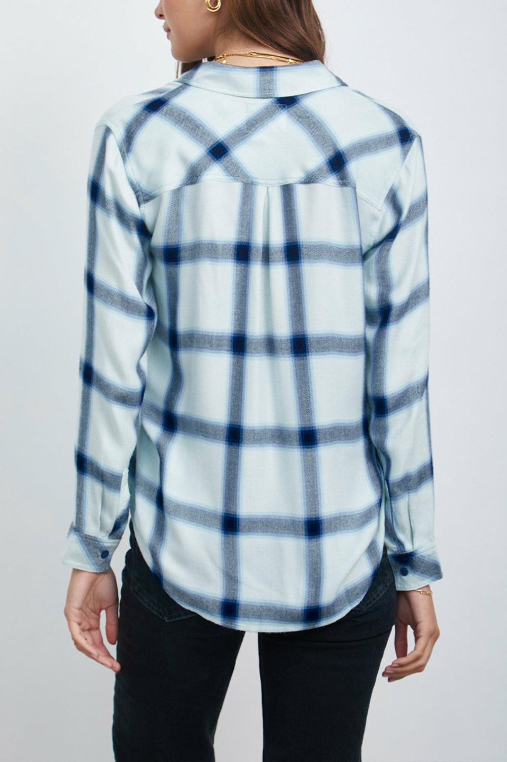 HUNTER SHIRT - WHITE GLACIER NAVY| Rails for sale
