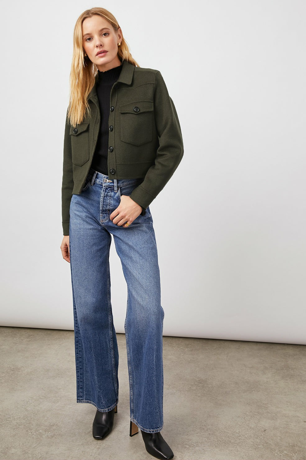 EASTON JACKET - OLIVE| Rails US
