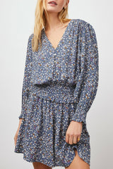 ZANA DRESS - BLUE DITSY FLORAL| Rails on sale