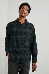 LENNOX SHIRT - EMERALD SHADOW| Rails sale