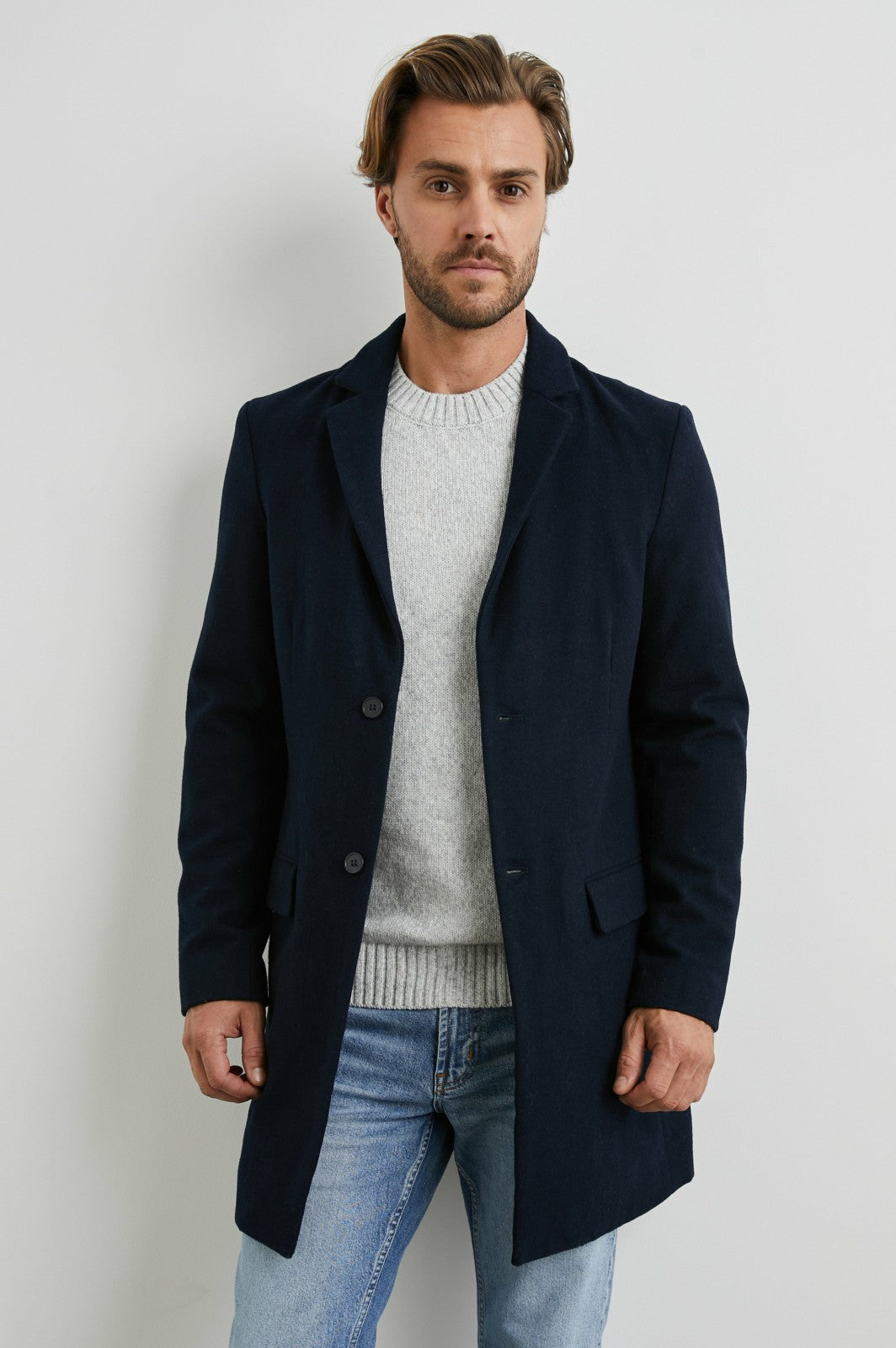 LARK COAT - NAVY| Rails US