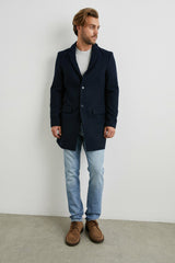 LARK COAT - NAVY| Rails US
