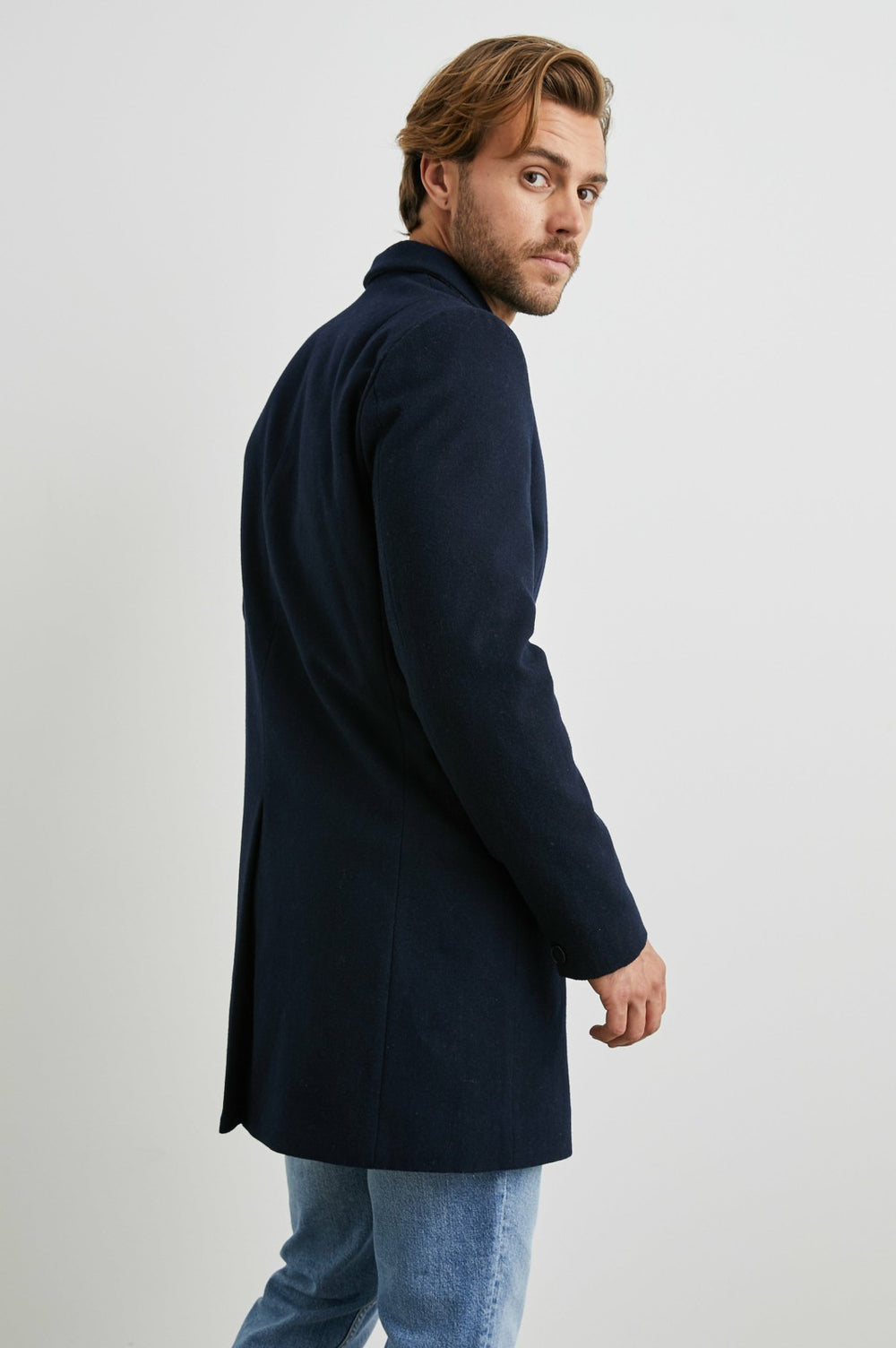 LARK COAT - NAVY| Rails US