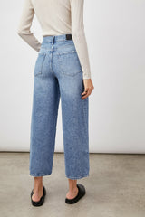 GETTY CROP WIDE LEG - GERANIUM| Rails online