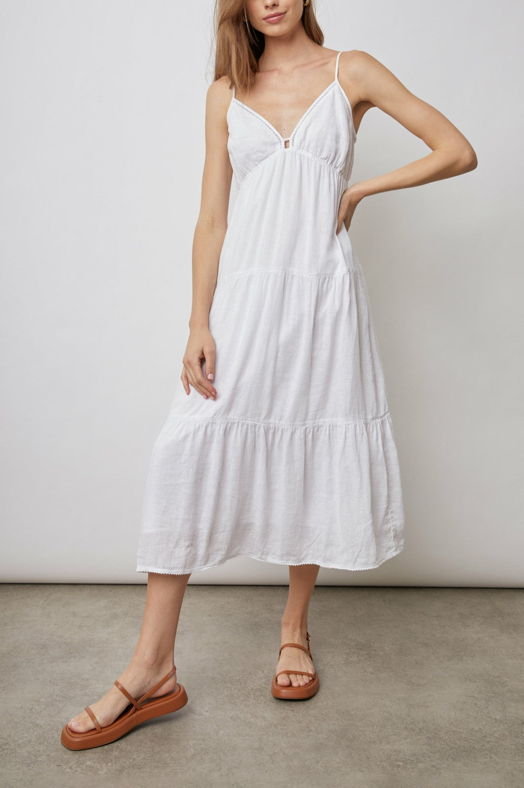 AVRIL DRESS - WHITE LACE DETAIL| Rails for sale