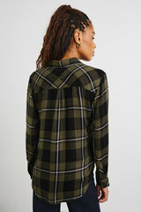 HUNTER SHIRT - BLACK OLIVE IVORY| Rails near me