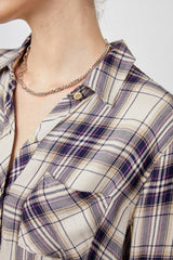 HUNTER SHIRT - STONE NAVY FUCSHIA| Rails US