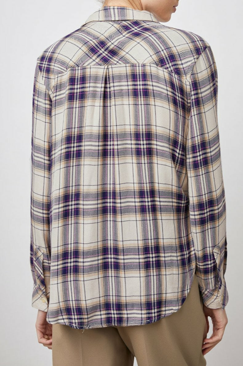 HUNTER SHIRT - STONE NAVY FUCSHIA| Rails US