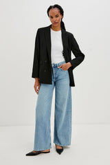 JAC BLAZER - BLACK TWILL| Rails on sale