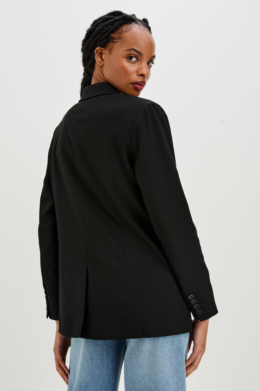 JAC BLAZER - BLACK TWILL| Rails on sale