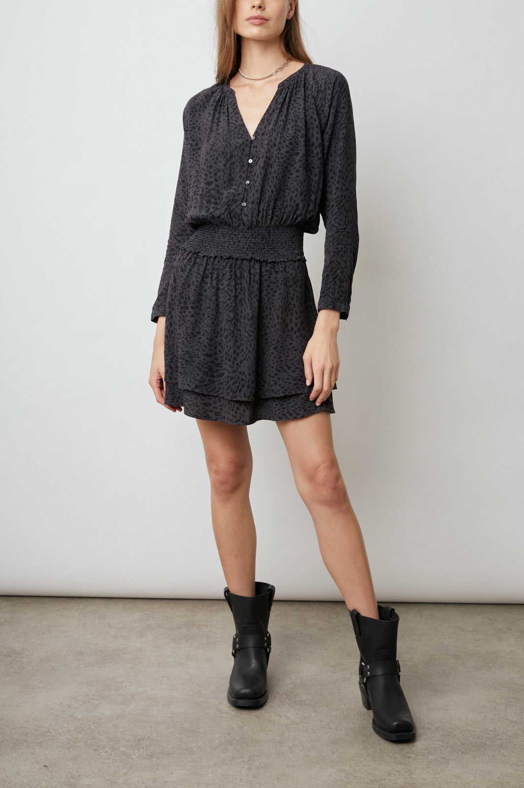 JASMINE DRESS - SPOTTED SLATE| Rails for sale