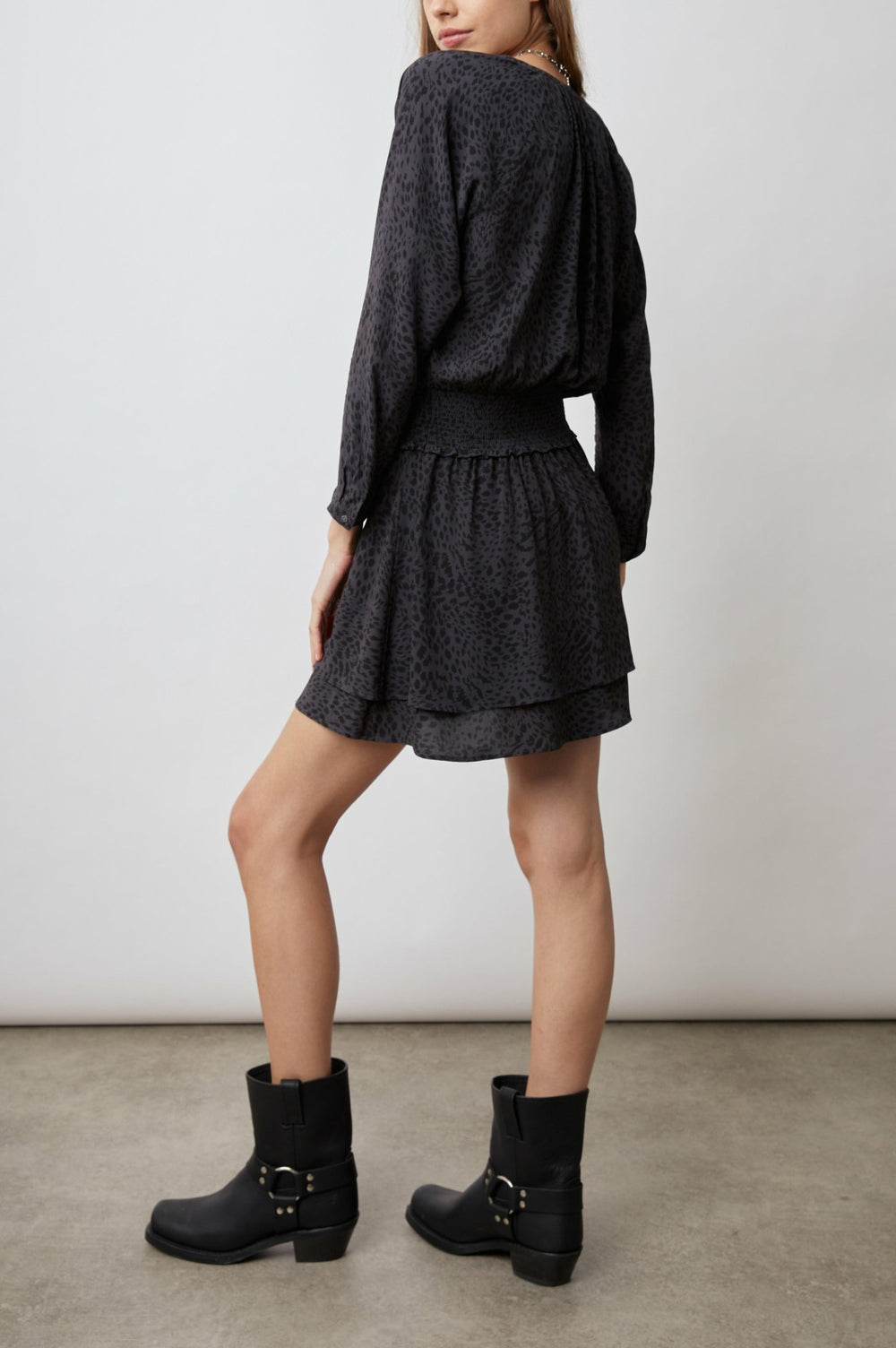 JASMINE DRESS - SPOTTED SLATE| Rails for sale