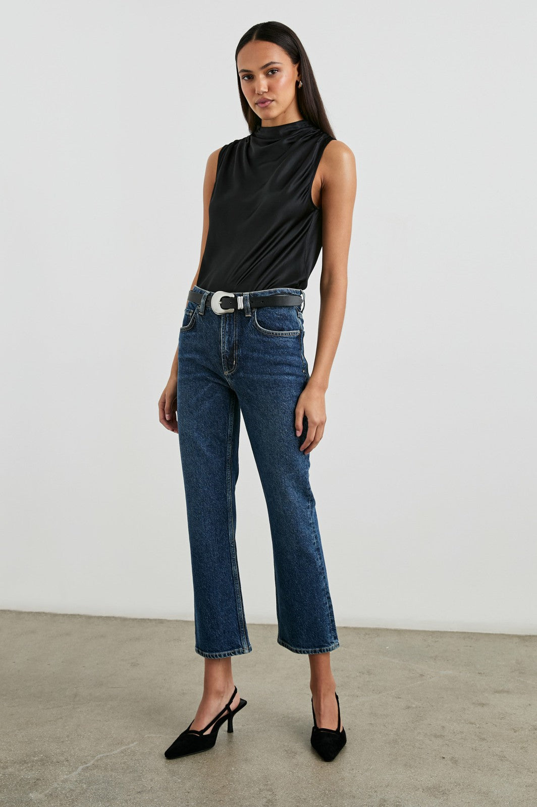 KALEEN TOP - BLACK| Rails online