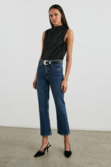 KALEEN TOP - BLACK| Rails online
