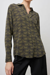 KATE SHIRT - OLIVE STARGAZE| Rails on sale