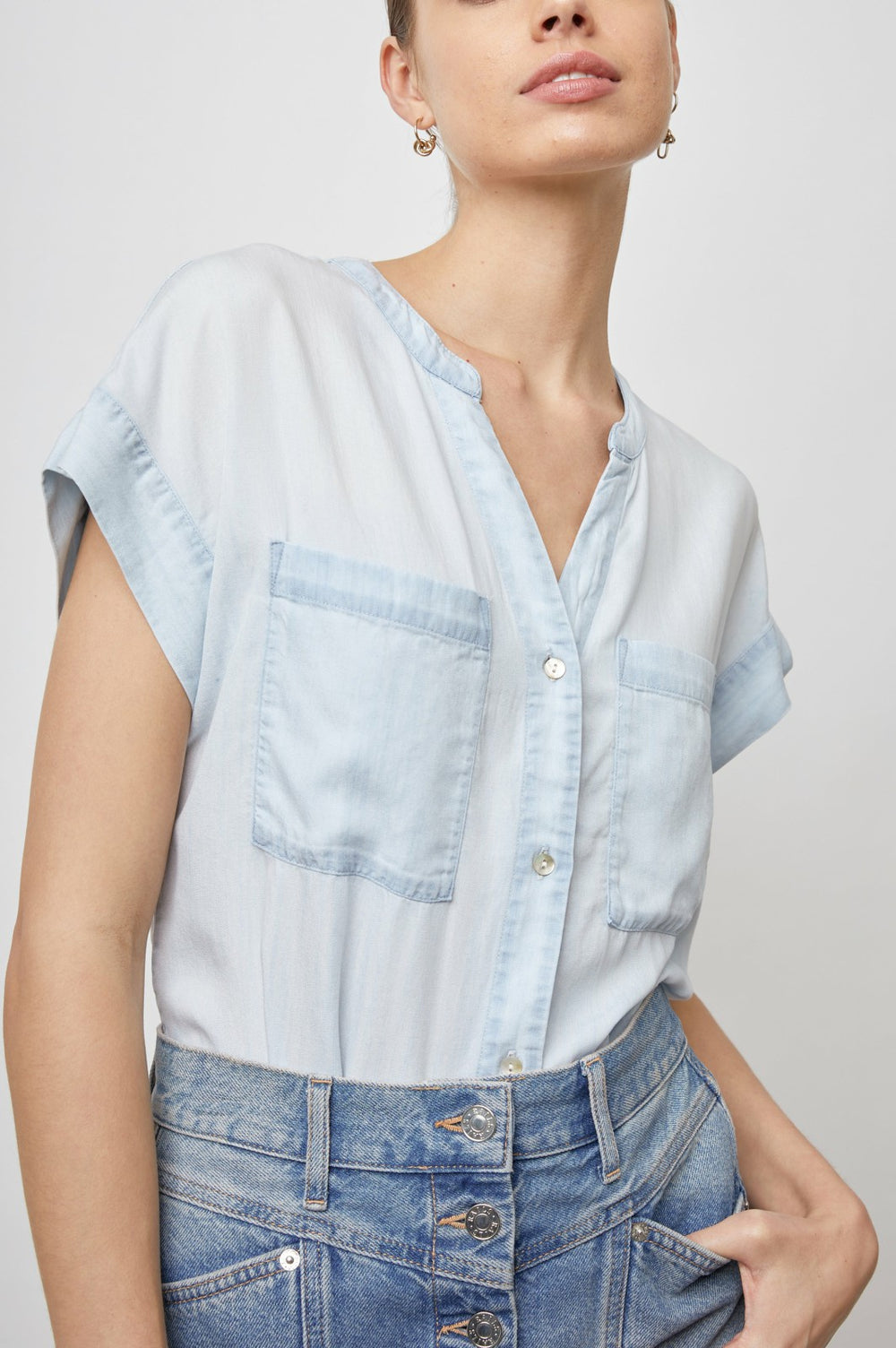 MEL SHIRT - LIGHT VINTAGE| Rails discount