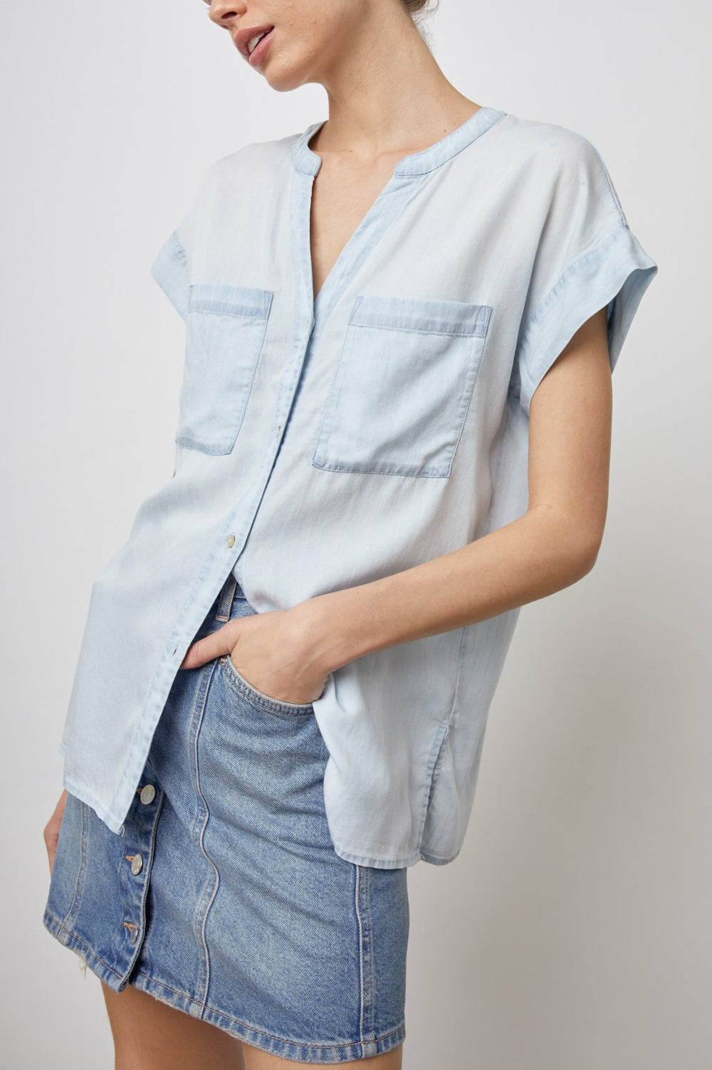MEL SHIRT - LIGHT VINTAGE| Rails discount