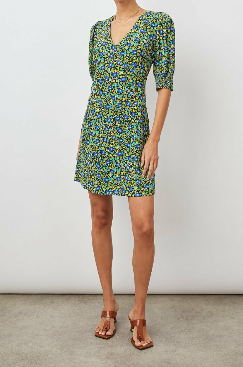 ROMA DRESS - ABSTRACT GARDEN| Rails on sale