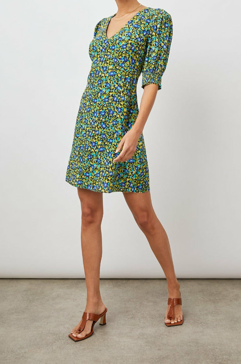 ROMA DRESS - ABSTRACT GARDEN| Rails on sale