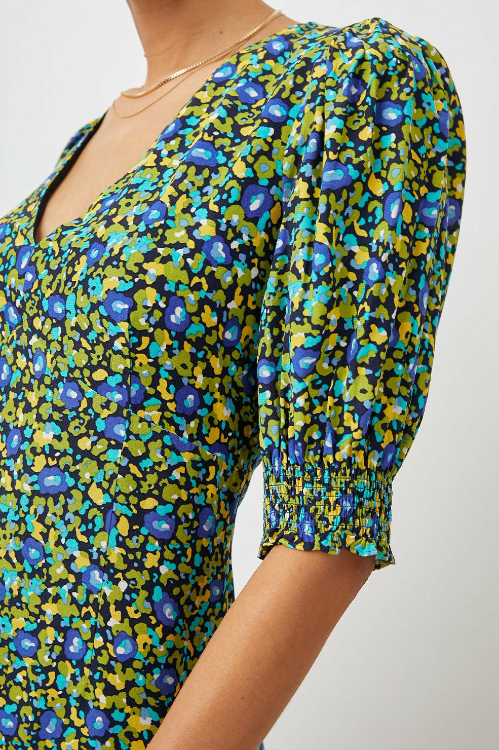 ROMA DRESS - ABSTRACT GARDEN| Rails on sale