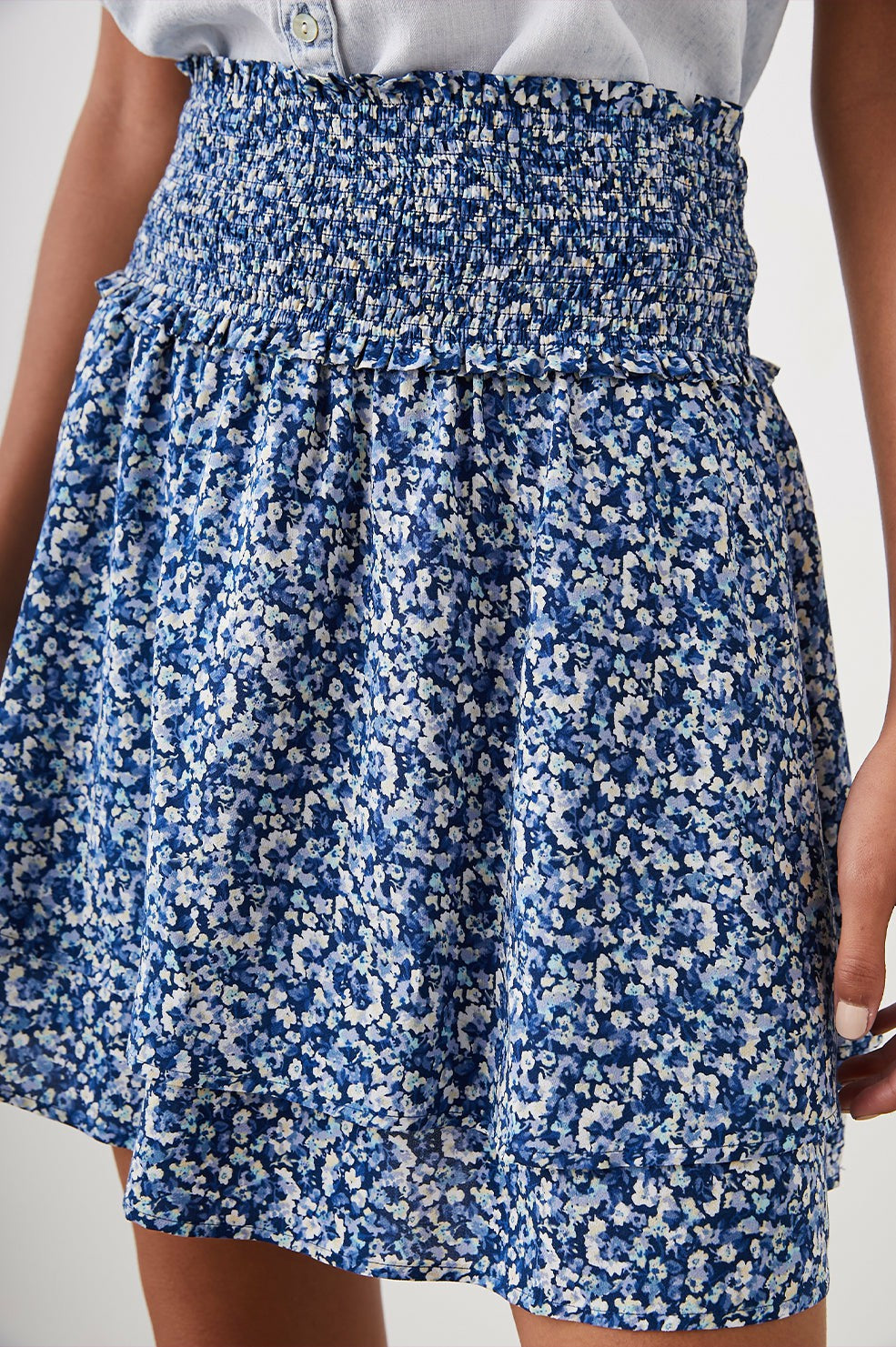 ADDISON SKIRT - ICE CHRYSANTHEMUM| Rails online