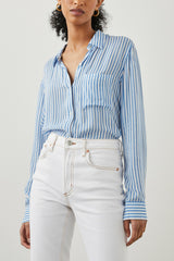 JOSEPHINE SHIRT - MAR STRIPE| Rails on sale