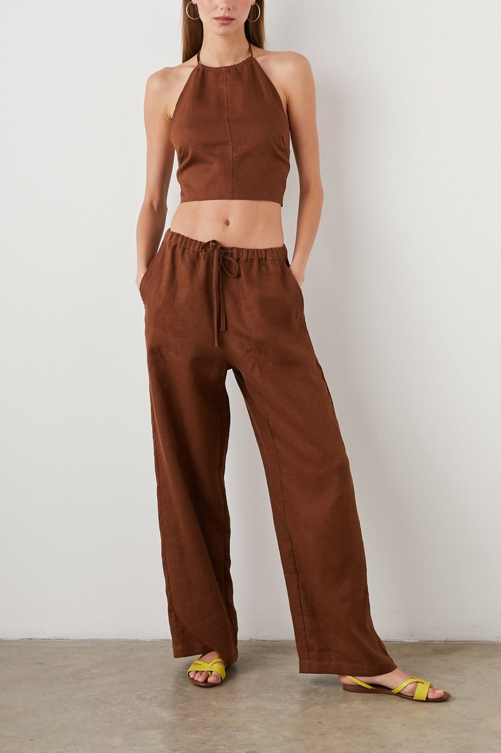 KYRA TOP - CACAO| Rails discount