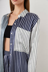 SPENCER SHIRT - KENT MULTI STRIPE| Rails sale