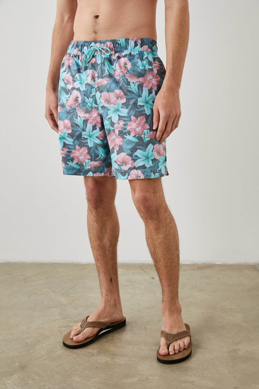 KIAN SWIM SHORT - TROPICALI SHADOW| Rails US