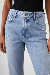 SUNSET SLIM FLARE - BLUEBELL DISTRESS| Rails sale