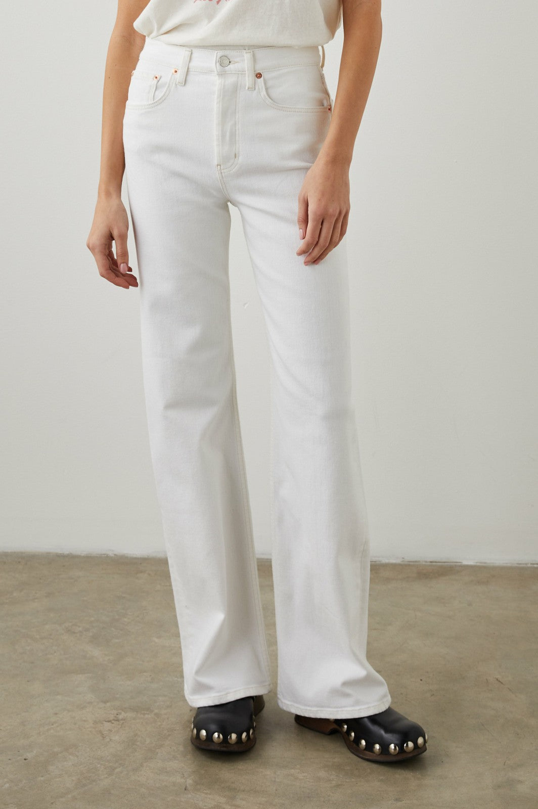 GETTY WIDE LEG - VINTAGE ECRU| Rails online