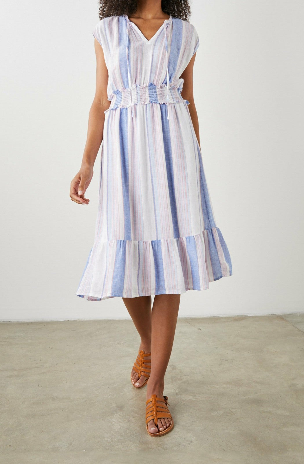 ASHLYN DRESS - MARINI STRIPE| Rails outlet