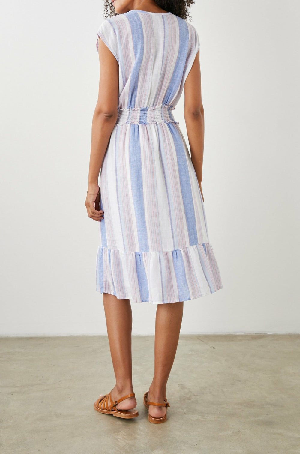 ASHLYN DRESS - MARINI STRIPE| Rails outlet