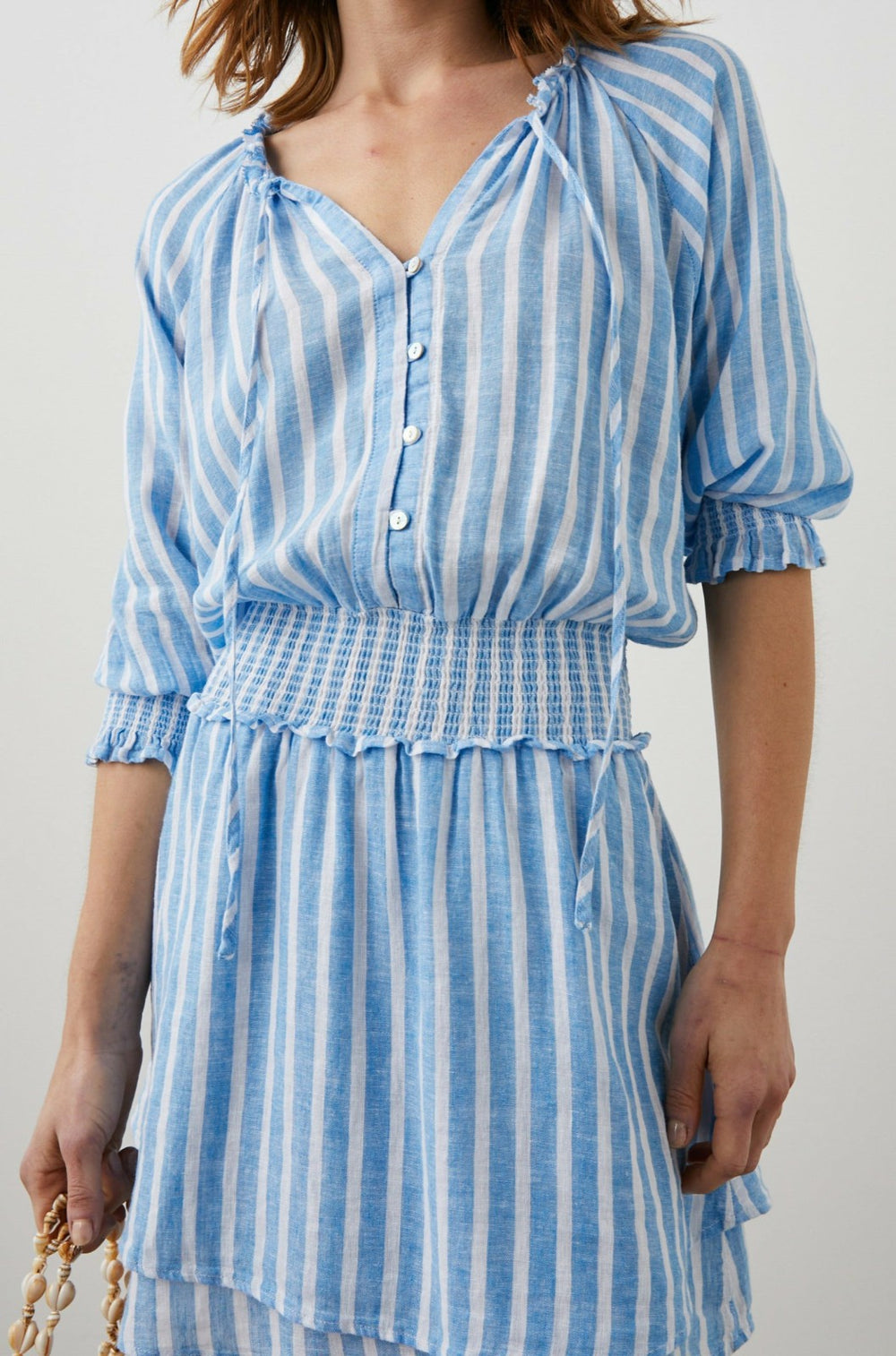 CRYSTAL DRESS - LAKE STRIPE| Rails online