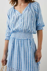 CRYSTAL DRESS - LAKE STRIPE| Rails online