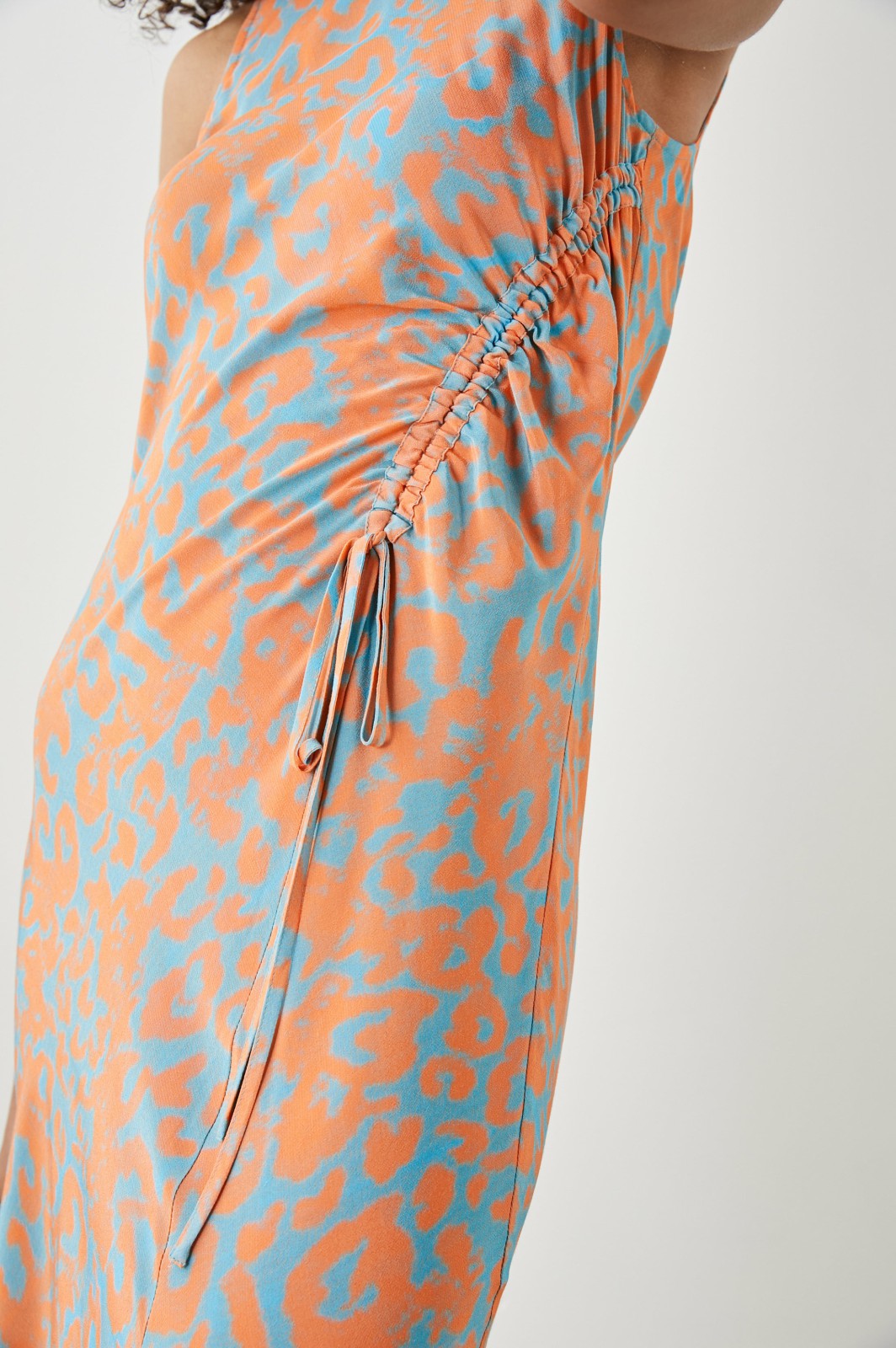 GABRIELLA DRESS - ORANGE DIFFUSED CHEETAH| Rails near me