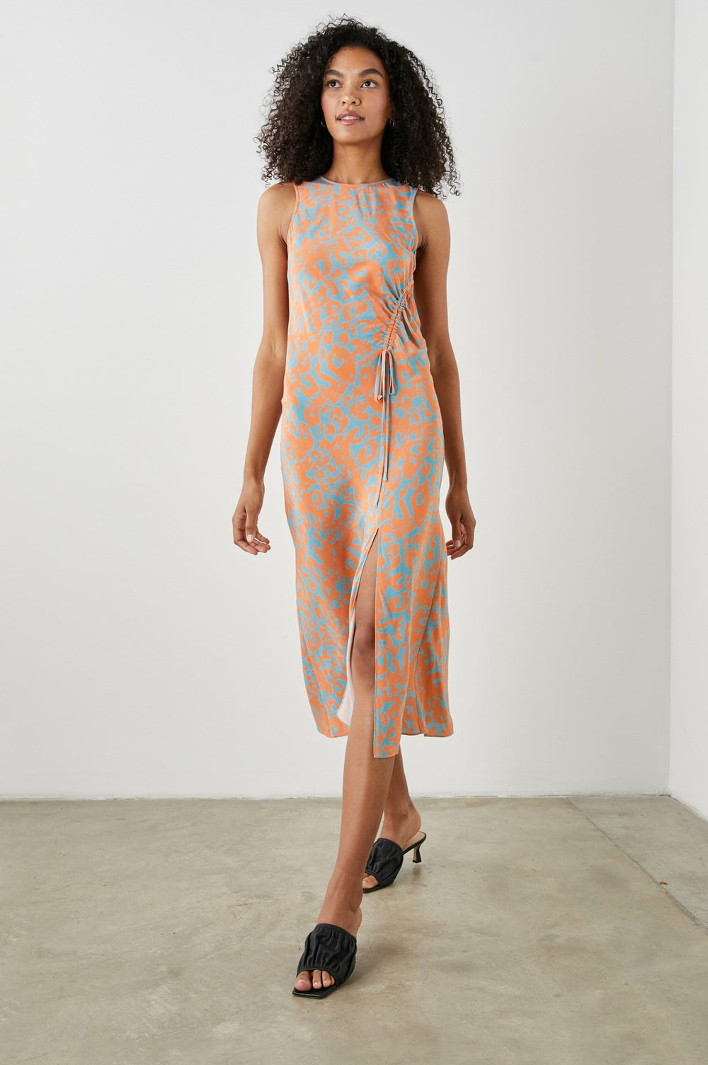 GABRIELLA DRESS - ORANGE DIFFUSED CHEETAH| Rails near me