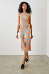 GABRIELLA DRESS - ORANGE DIFFUSED CHEETAH| Rails near me