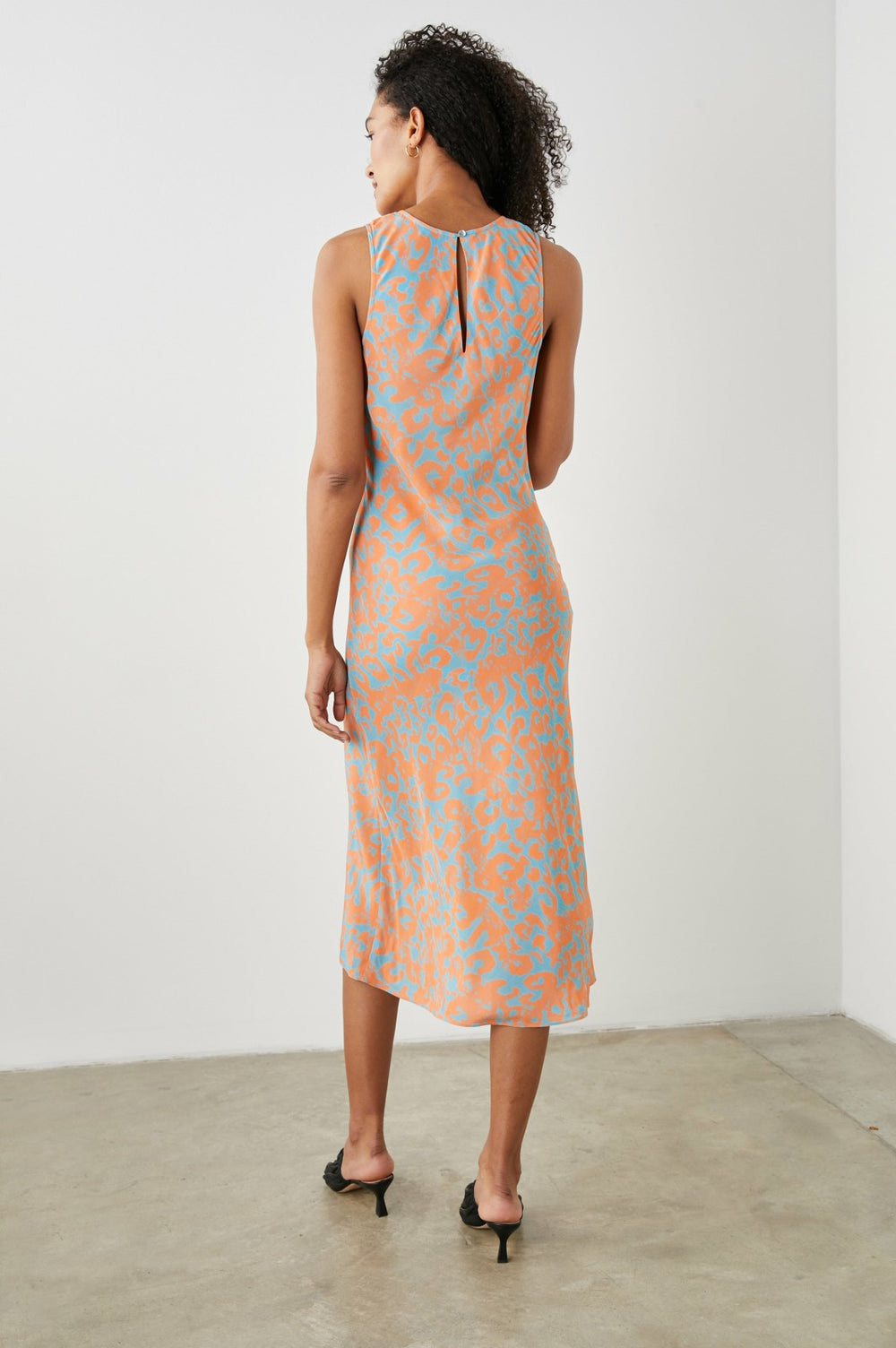 GABRIELLA DRESS - ORANGE DIFFUSED CHEETAH| Rails near me