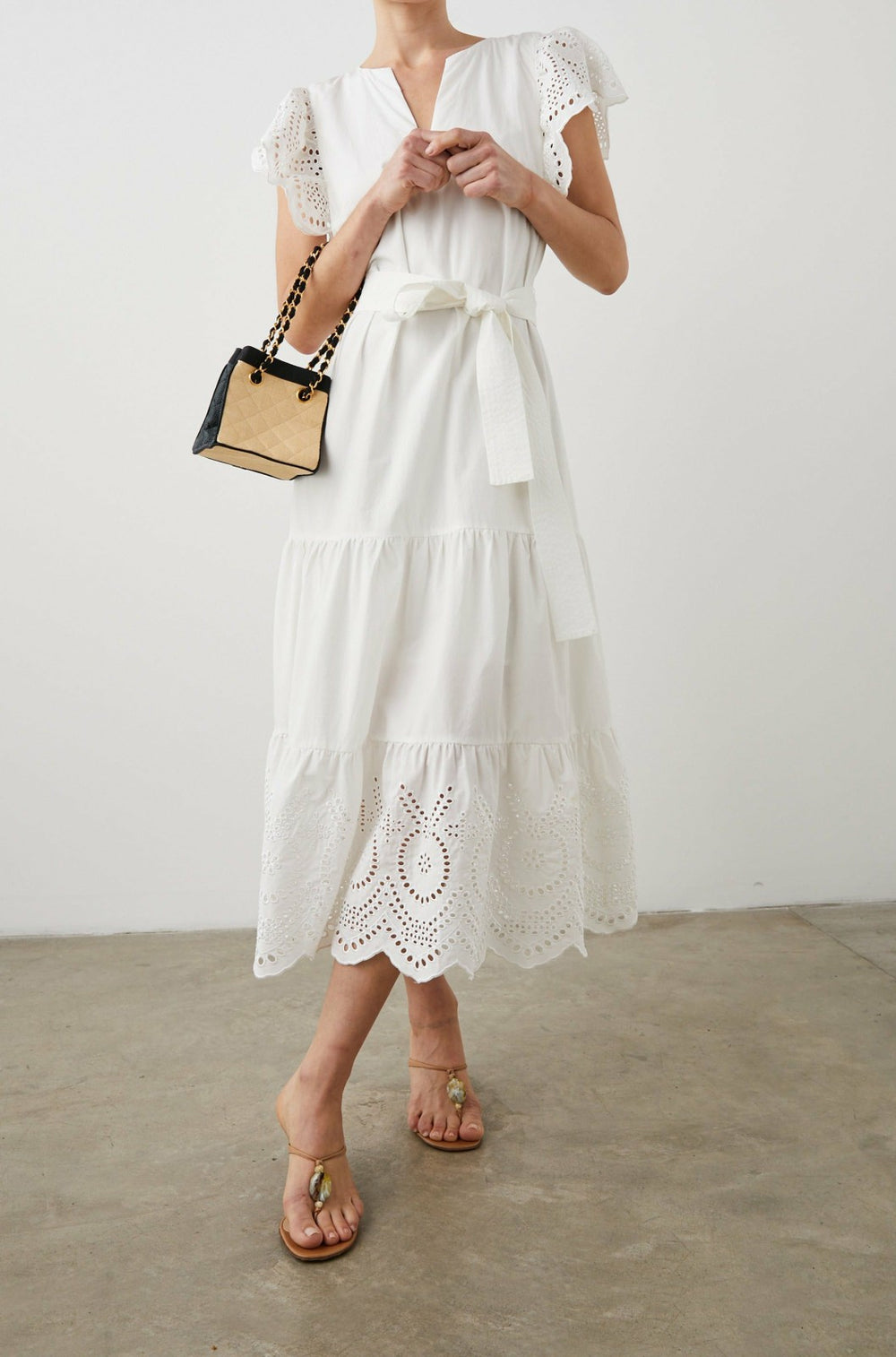 GIA DRESS - WHITE| Rails for sale