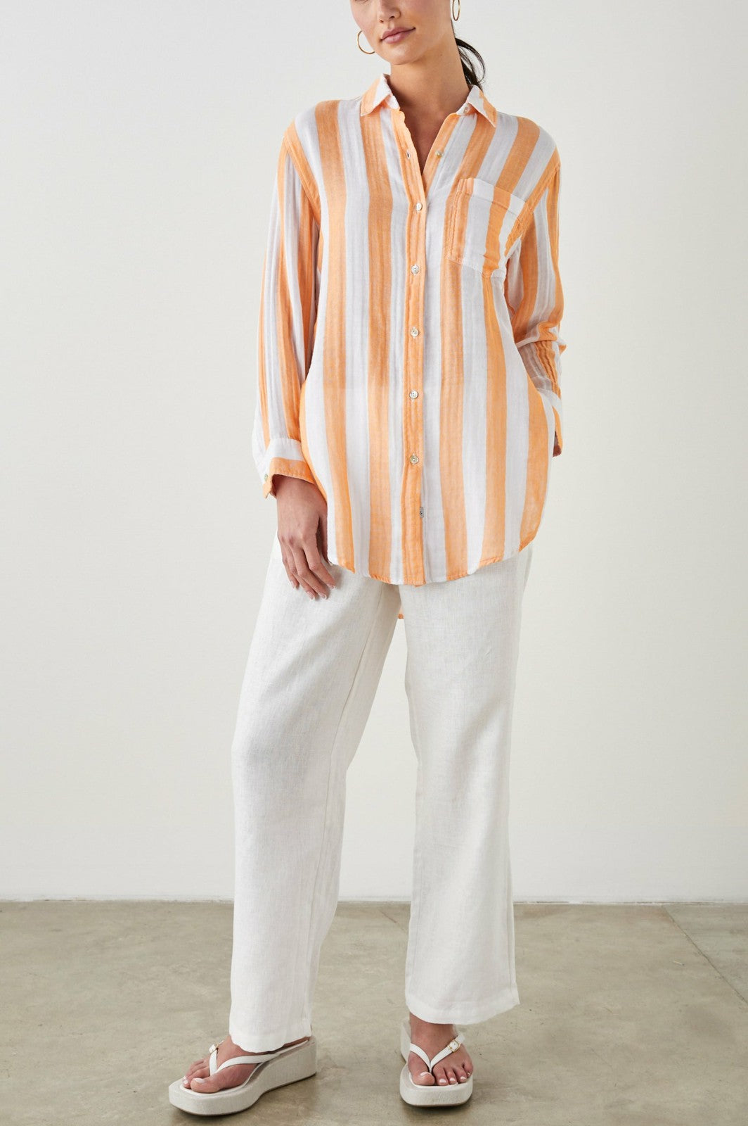 JAYLIN SHIRT - ORTONA STRIPE| Rails on sale