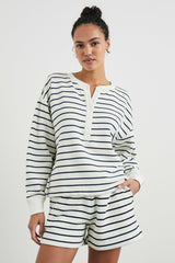JOAN SWEATSHIRT - SAILOR STRIPE NAVY| Rails US