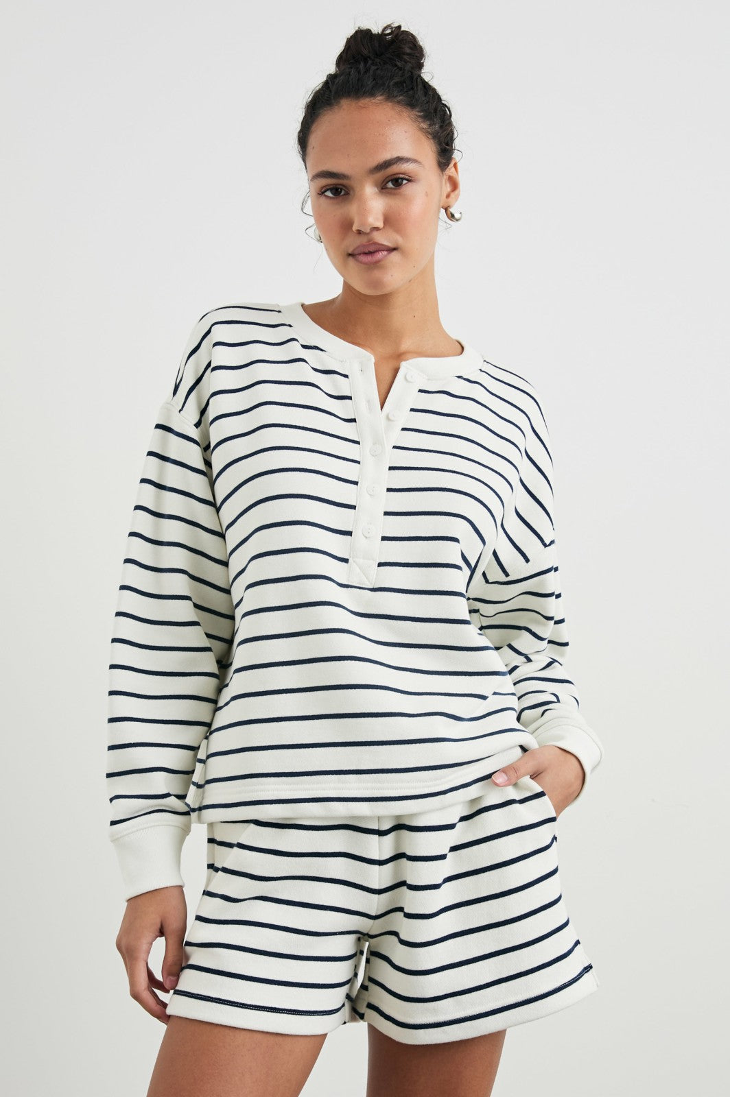 JOAN SWEATSHIRT - SAILOR STRIPE NAVY| Rails US