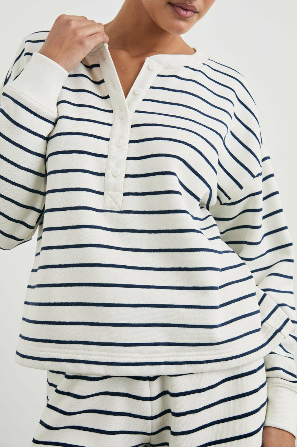JOAN SWEATSHIRT - SAILOR STRIPE NAVY| Rails US