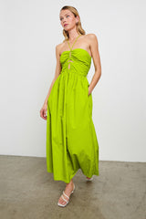 SILVIA DRESS - BANANA LEAF| Rails near me