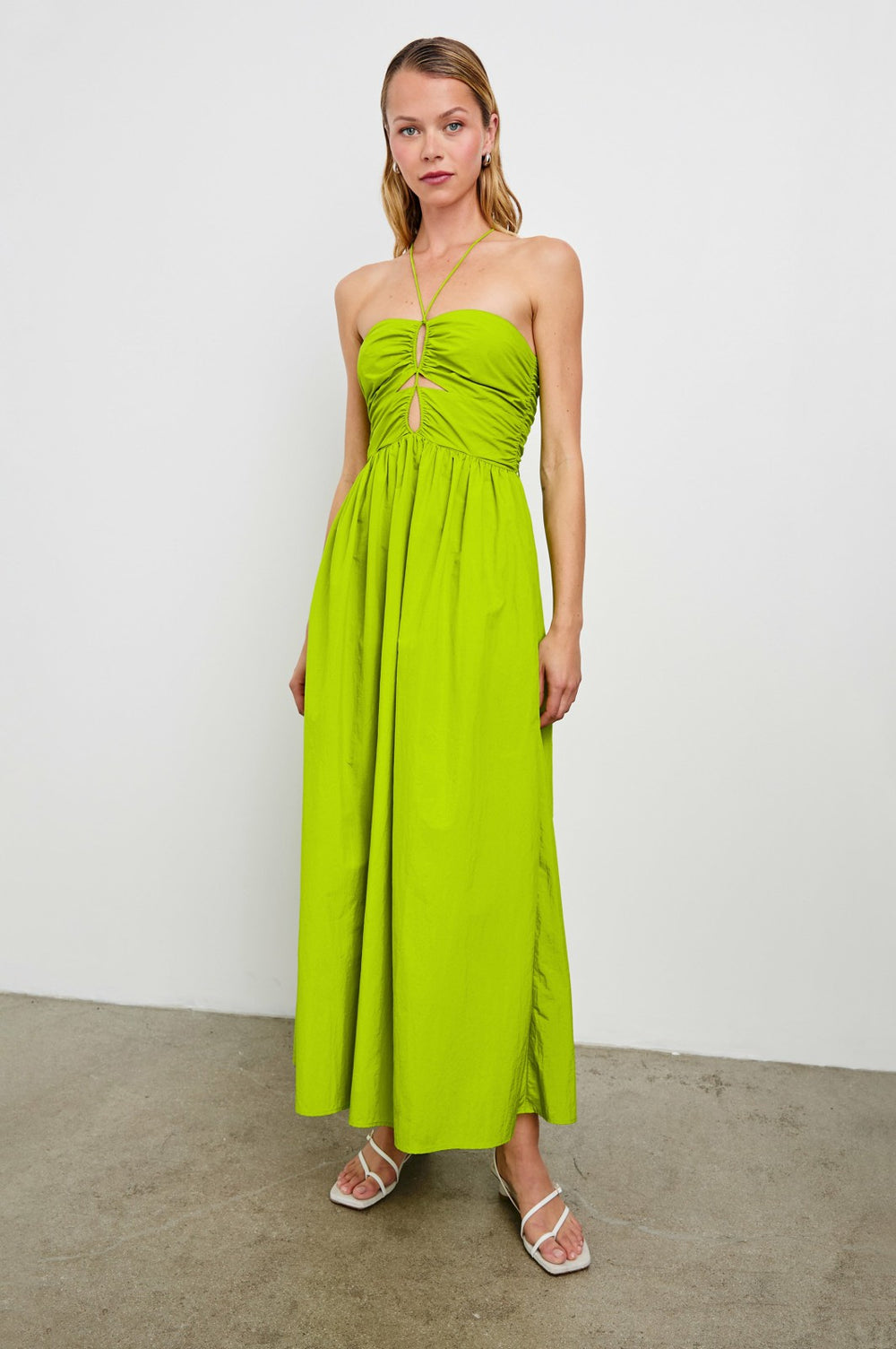 SILVIA DRESS - BANANA LEAF| Rails near me