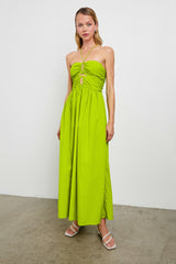 SILVIA DRESS - BANANA LEAF| Rails near me