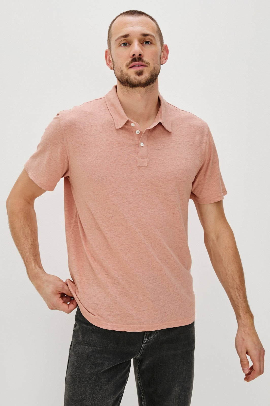 LEVANT POLO SHIRT - FLAMINGO| Rails discount