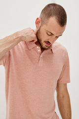 LEVANT POLO SHIRT - FLAMINGO| Rails discount